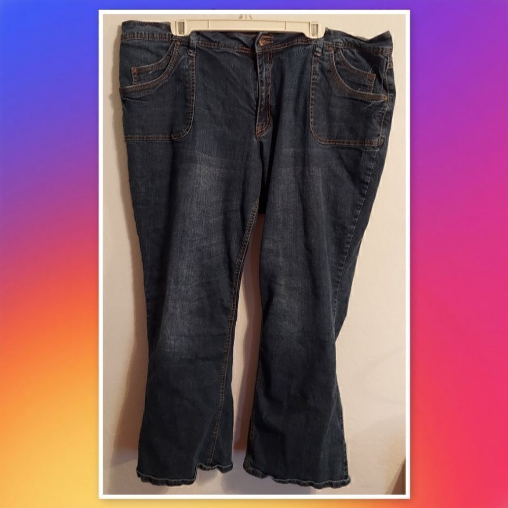 Fashion Bug Jeans Mid Rise Size 26W (23x30)